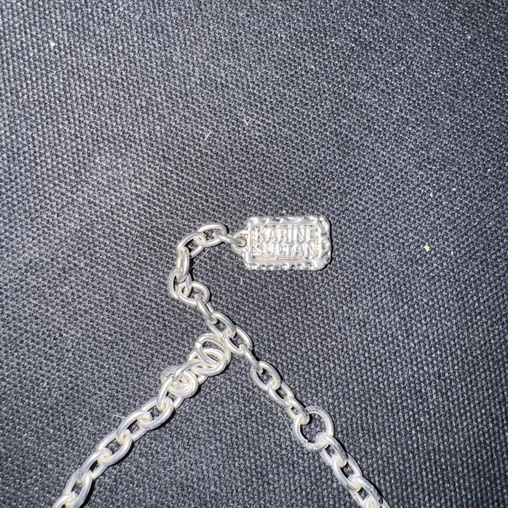 New.. Karine Sultan Cobblestone Statement Necklace - image 3